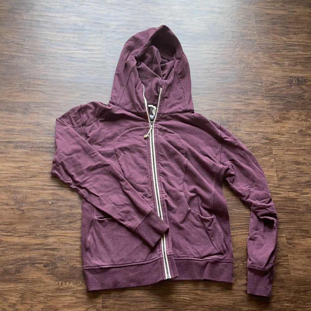 Lululemon zip up with hood size 12